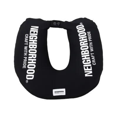 NEIGHBORHOOD Logo Neck Pillow "Black"