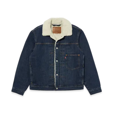 Levi's Type I Sherpa Trucker Jacket "Indigo"
