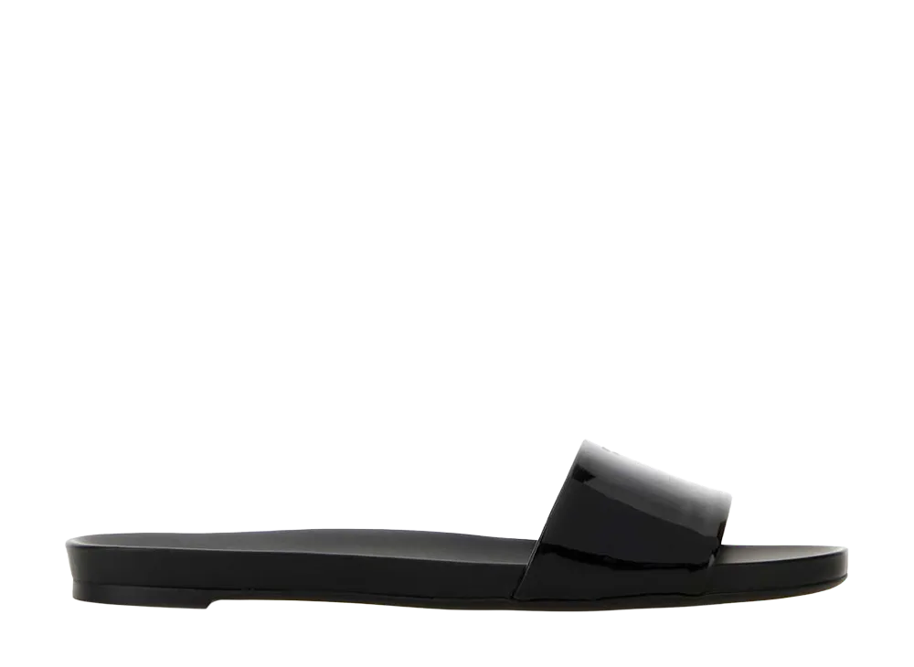 PRADA Women's Leather Slippers "Black"