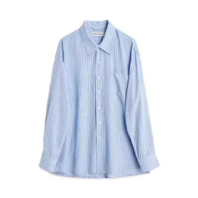 OUR LEGACY Above Shirt Flat Corp Floating Tencel "Blue"