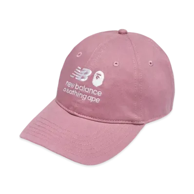 A BATHING APE x NEW BALANCE PANEL CAP "Red"