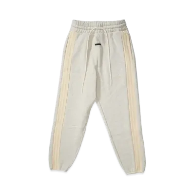 FEAR OF GOD x adidas FEAR OF GOD ATHLETICS Heather Striped Sweatpants "Oatmeal Heather"