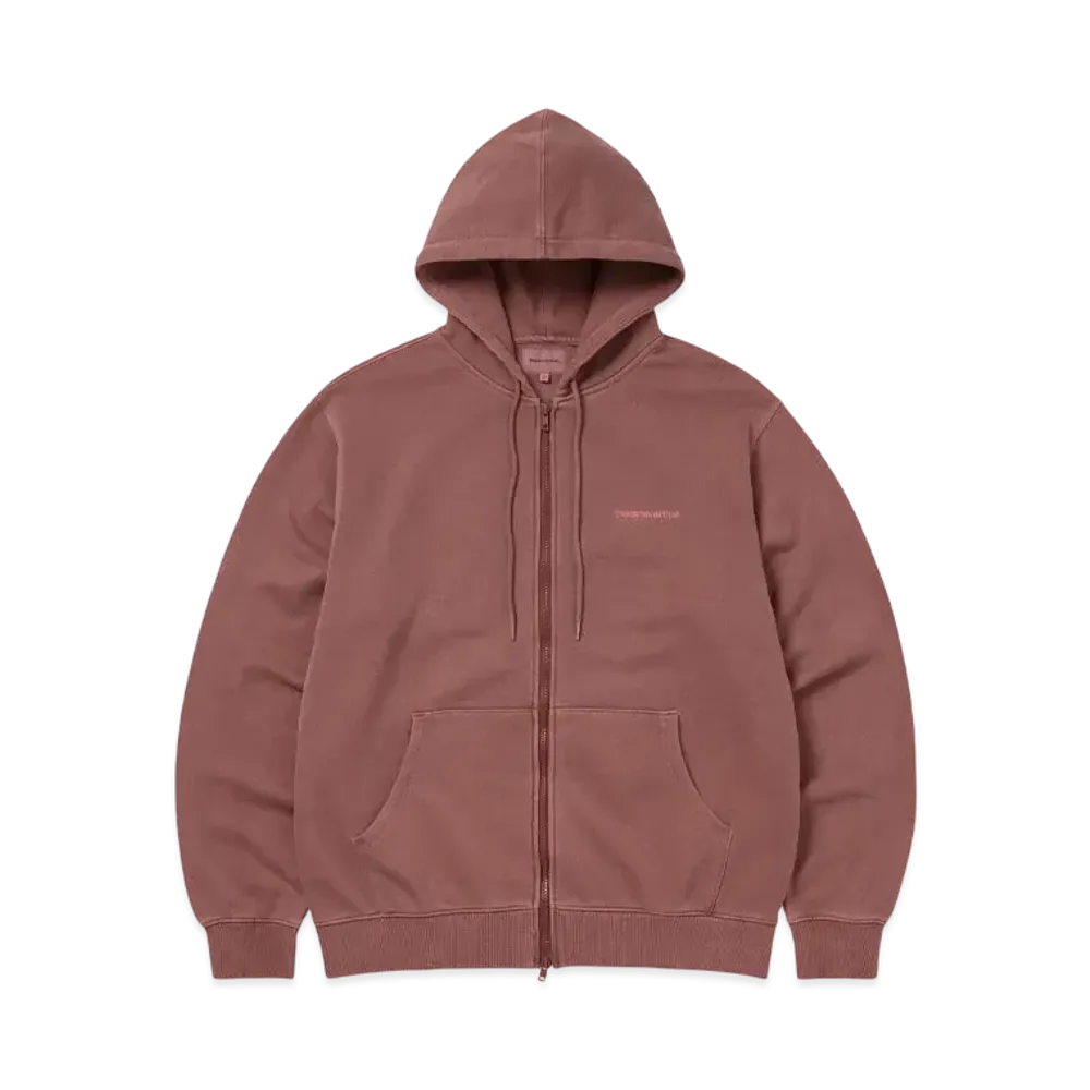 thisisneverthat INTL. Logo Zip Up Hoodie "Dried Rose"