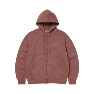 thisisneverthat INTL. Logo Zip Up Hoodie "Dried Rose"