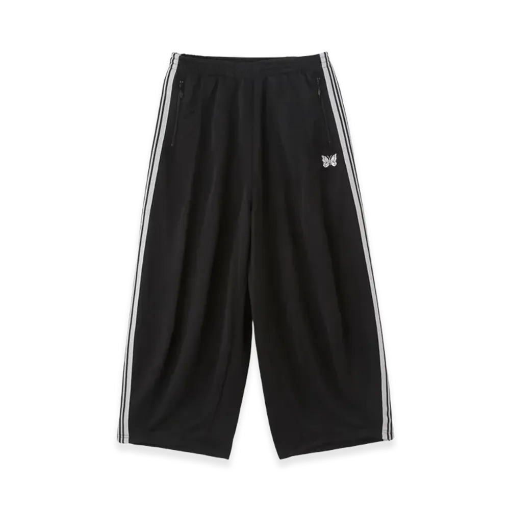 NEEDLES x LHP H.D. Track Pants Poly Smooth "BlackWhite"