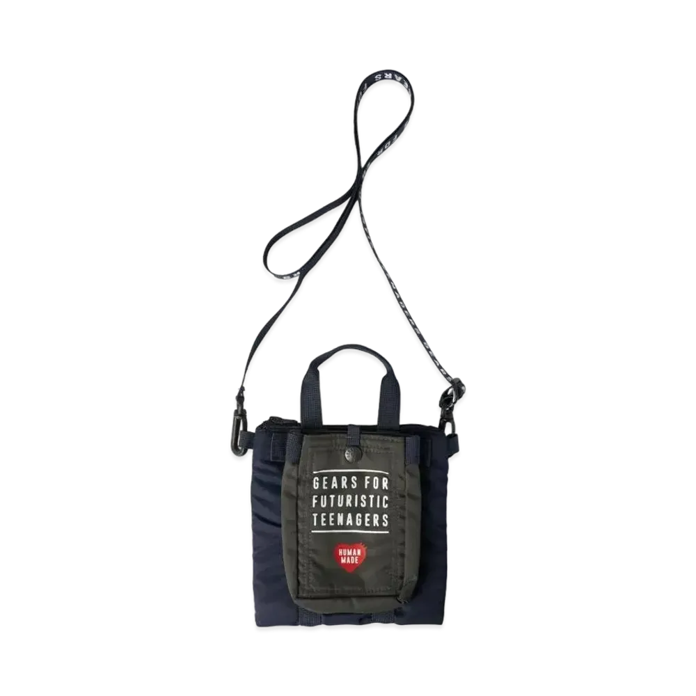 HUMAN MADE MINI HELMET BAG "Navy"