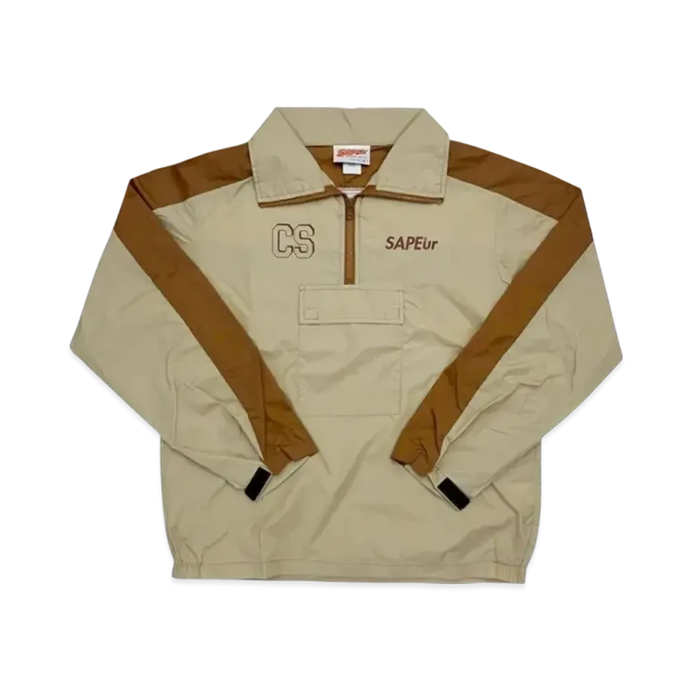SAPEur Youth Pullover Nylon Jacket Jacket "Beige"