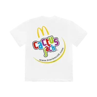 Travis Scott Cactus Jack x McDonald's Cj Smile T-Shirt "White"