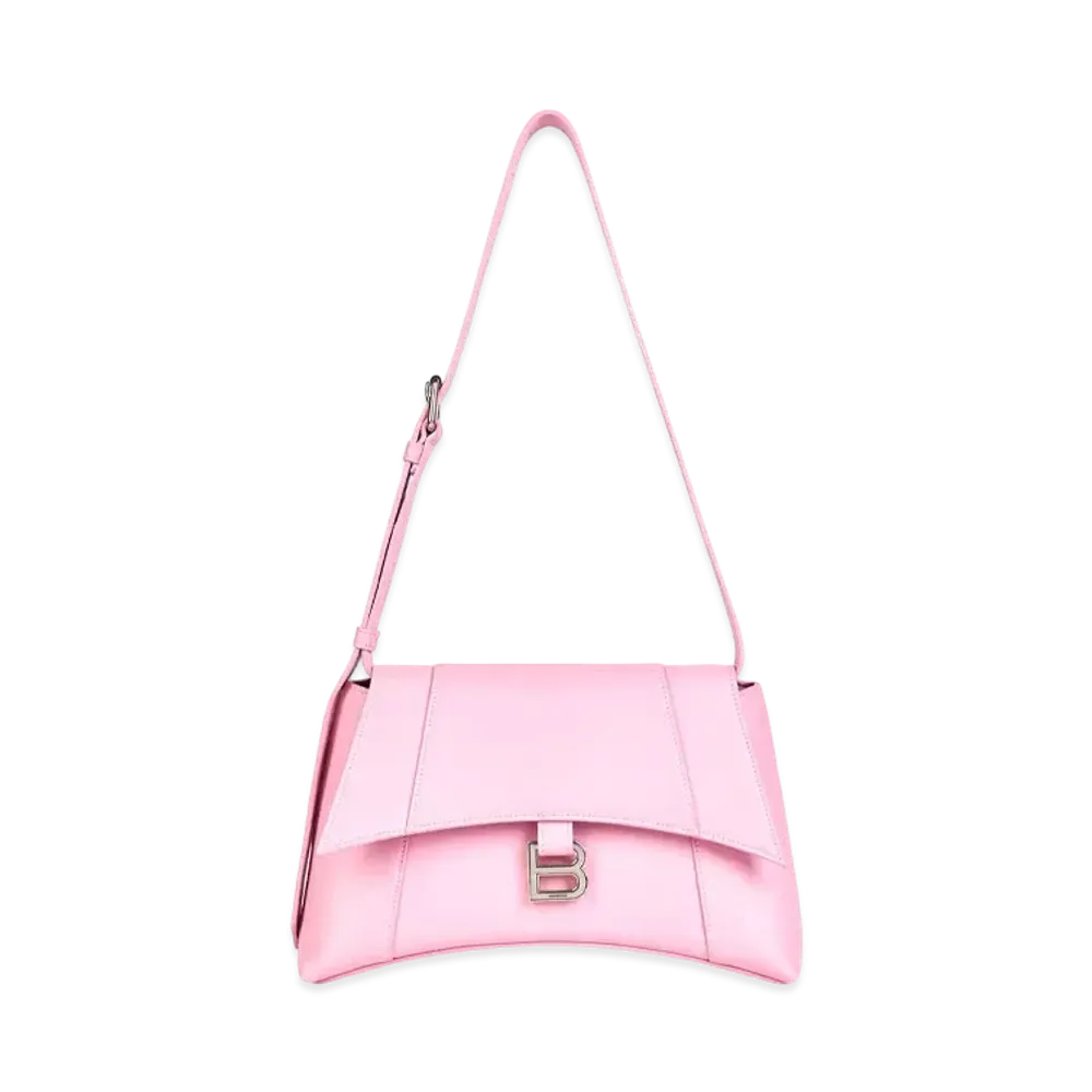 Balenciaga Women's Downtown Small Shoulder Bag "Pink"