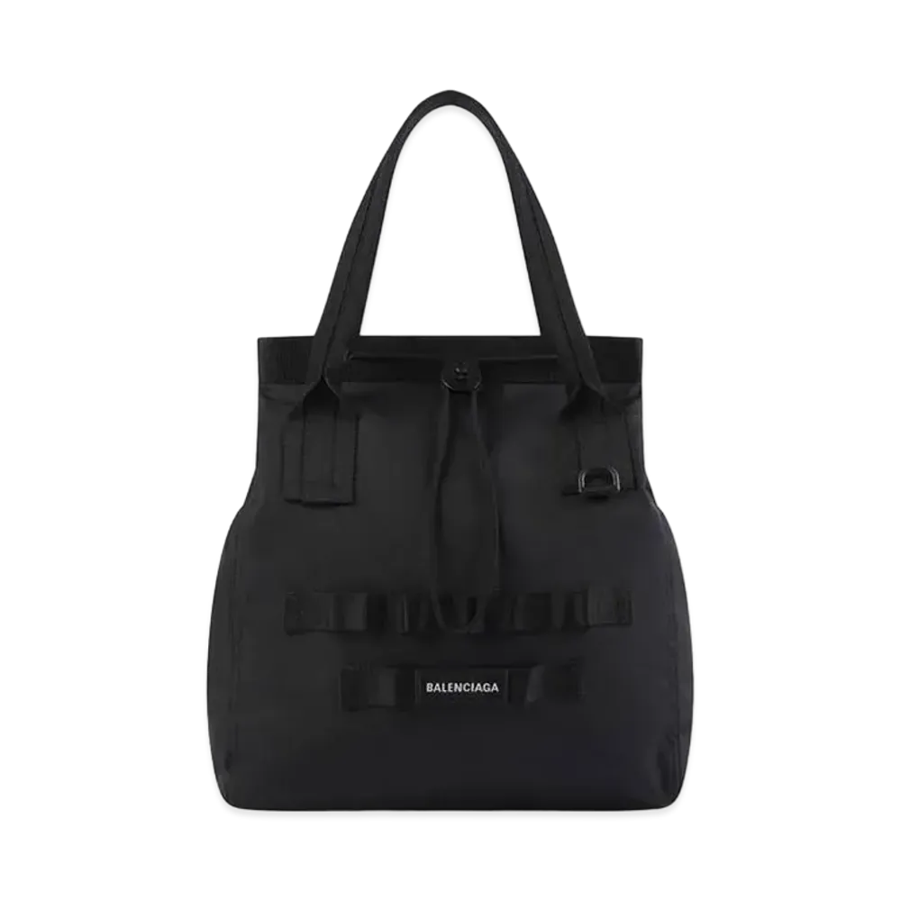 BALENCIAGA Army Medium Tote Bag In Recycled Nylon "Black"