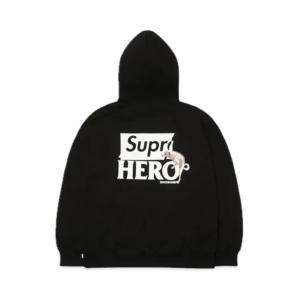 Supreme x ANTIHERO Hooded Sweatshirt "Black"