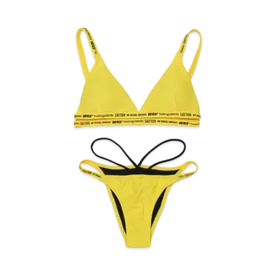 FR2 2lines Triangle Bikini "Yellow"