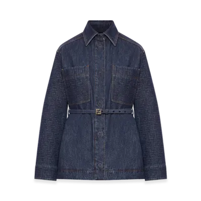 FENDI Women's FF Denim Jacket "Blue"