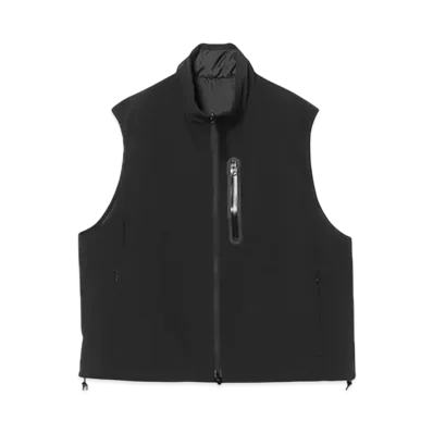 BEAMS Dermizax(TM) Reversible Filled Vest "Black"