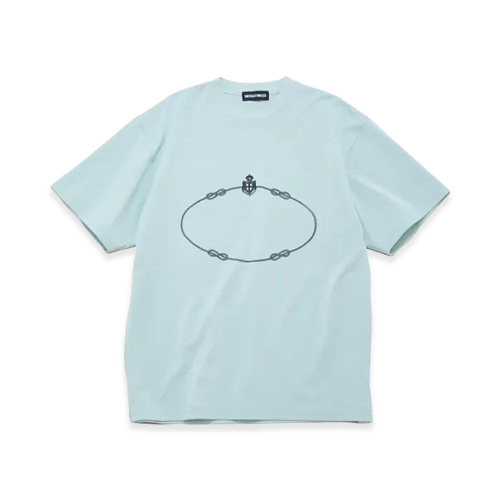GOD SELECTION XXX Oval Rope Logo Tee GX-S26-ST-11 "Saxe"