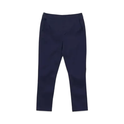 BEAMS Cotton Pique Stretch Tapered Pants "Navy"