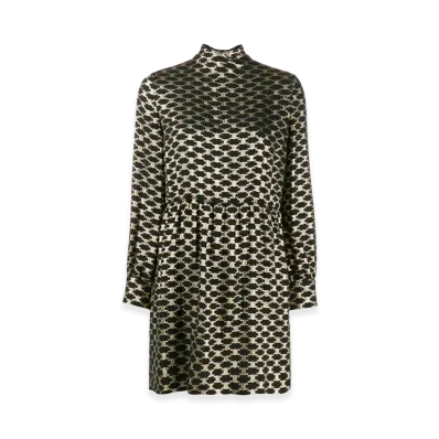 CELINE Women's Dress "Black/Gold"