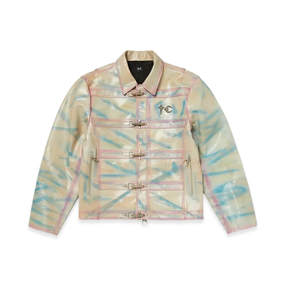 THUG CLUB Skin Bio Soldier Leather Jacket "Nude"