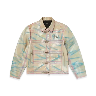 THUG CLUB Skin Bio Soldier Leather Jacket "Nude"
