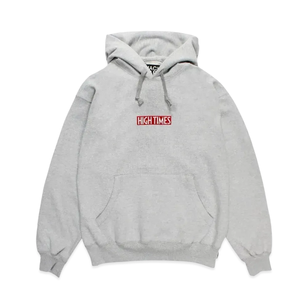 WACKO MARIA x HIGH TIMES Heavy Weight Pullover Hooded Sweat Shirt "Gray"