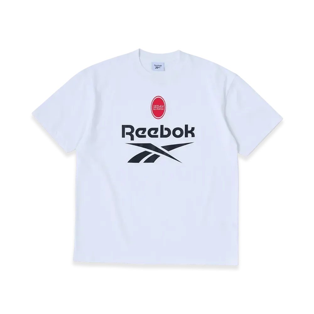 SEDAN ALL-PURPOSE x Reebok Vector Logo S/S Tee "Off White"