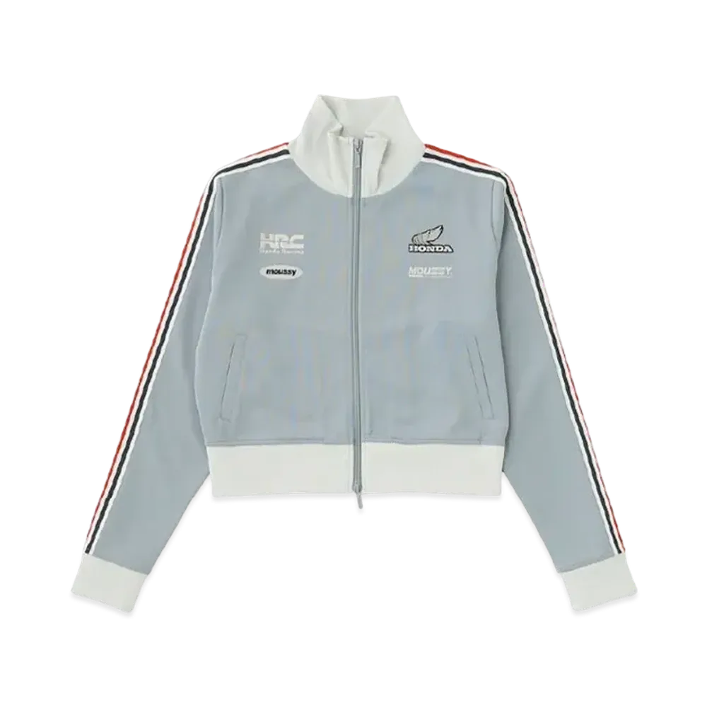 MOUSSY x HONDA HRC Compact Track Jacket "Light Gray"