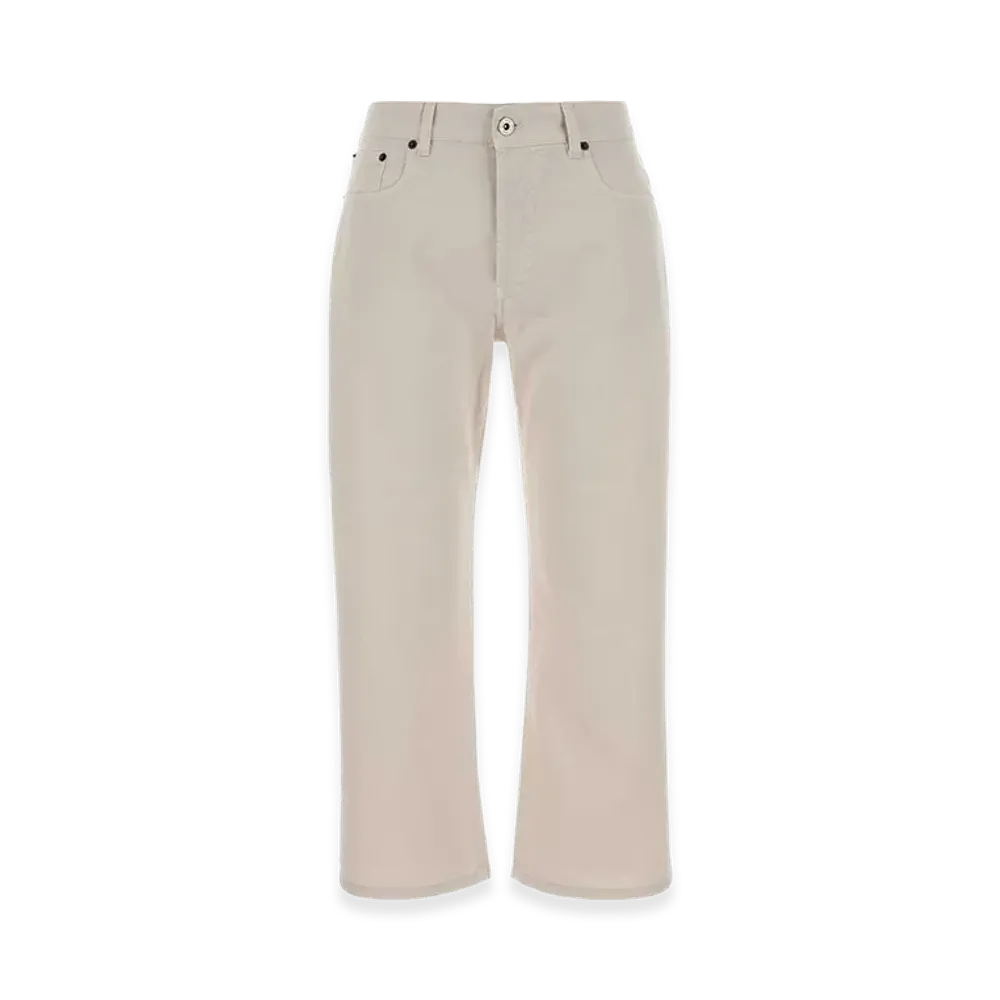 MIU MIU Women's Cotton Pant "Ivory"