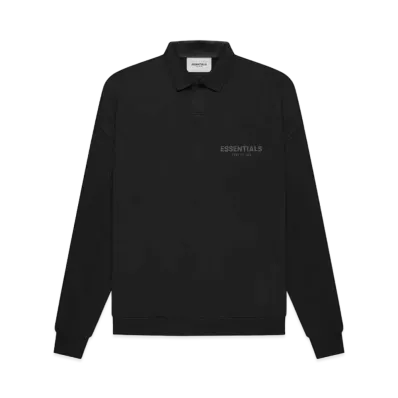 FEAR OF GOD ESSENTIALS LS POLO "Stretch Limo"