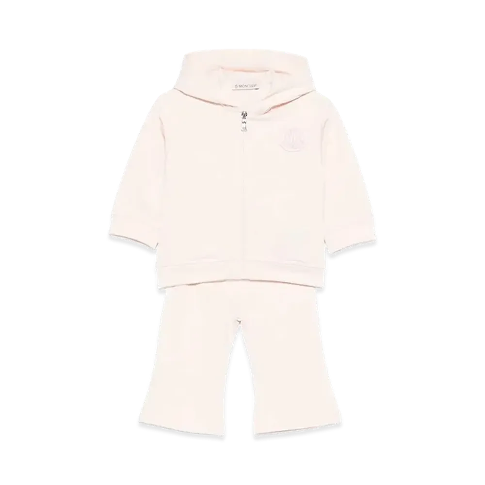 MONCLER Kids Hoodie And Tracksuit Set "Pink"