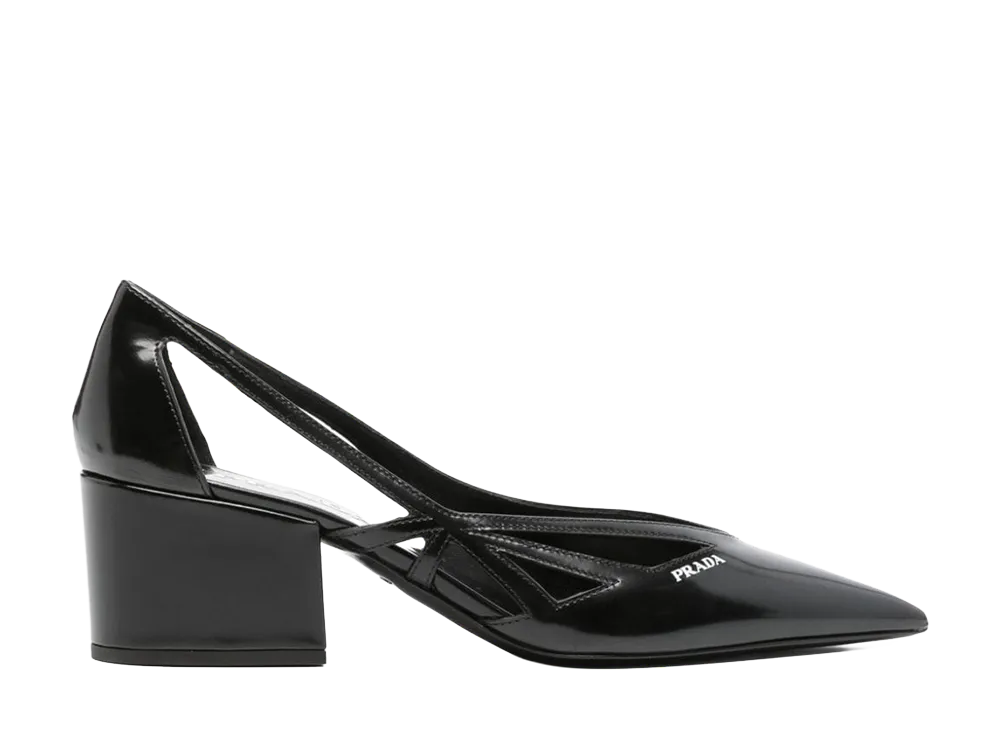 PRADA Women's Cut Out Pumps "Black"