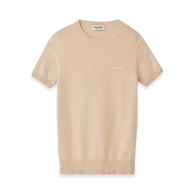 MIU MIU Women's Cashmere Sweater "Albino White"