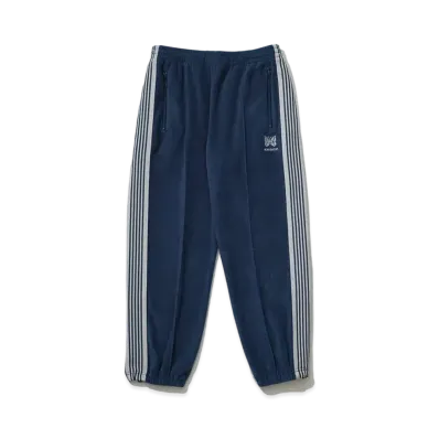 KEBOZ x NEEDLES Fleece Zipped Track Pants "Navy/Grey"