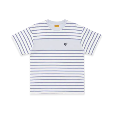 HUMAN MADE Panel Striped T-Shirt "Blue"
