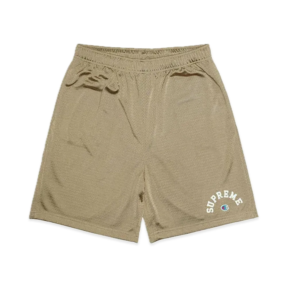 Supreme x Champion Mesh Short "Tan"