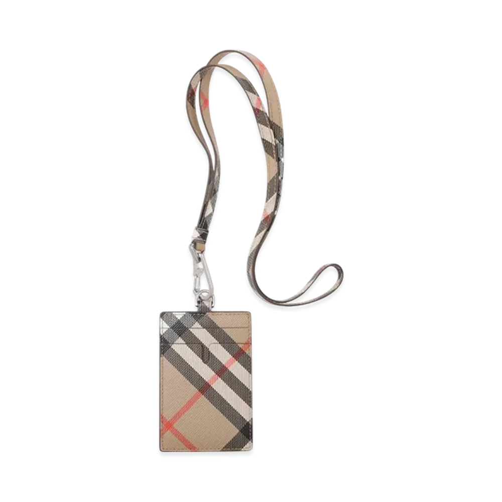 Burberry MS ID Lanyard Bin "Sand"