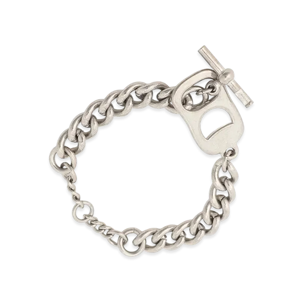 Ground Y Brass Pull Tab Bracelet "Silver"