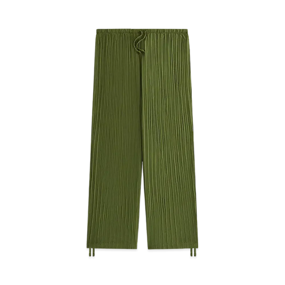 Kith Women Kavi II Plisse Drawstring Pant "Kelp"