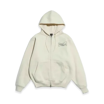 Wasted Youth x Tappei Zip Sweat Hoodie "Cream"
