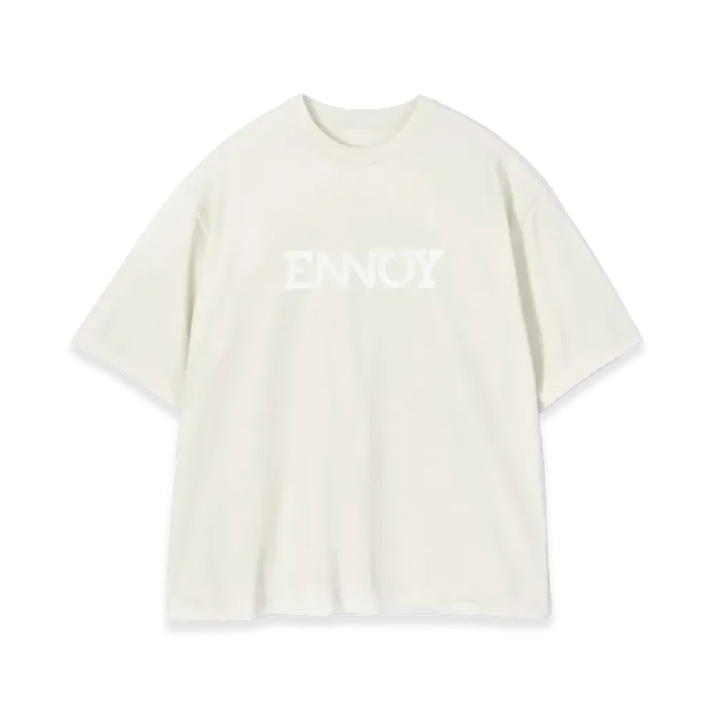 ENNOY Electric Logo Fade T-Shirt "Off White"