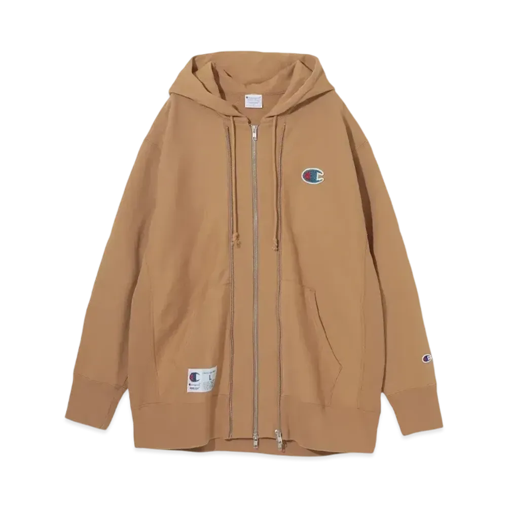 Champion x UNDERCOVER Reverse Weave Zip Hooded Sweatshirt "Camel"