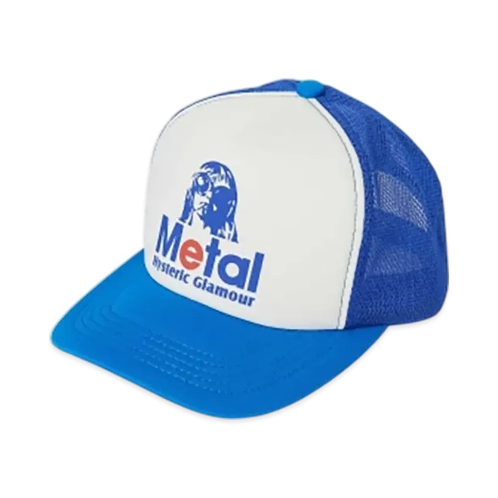 HYSTERIC GLAMOUR Metal Woman Mesh Cap "Blue"