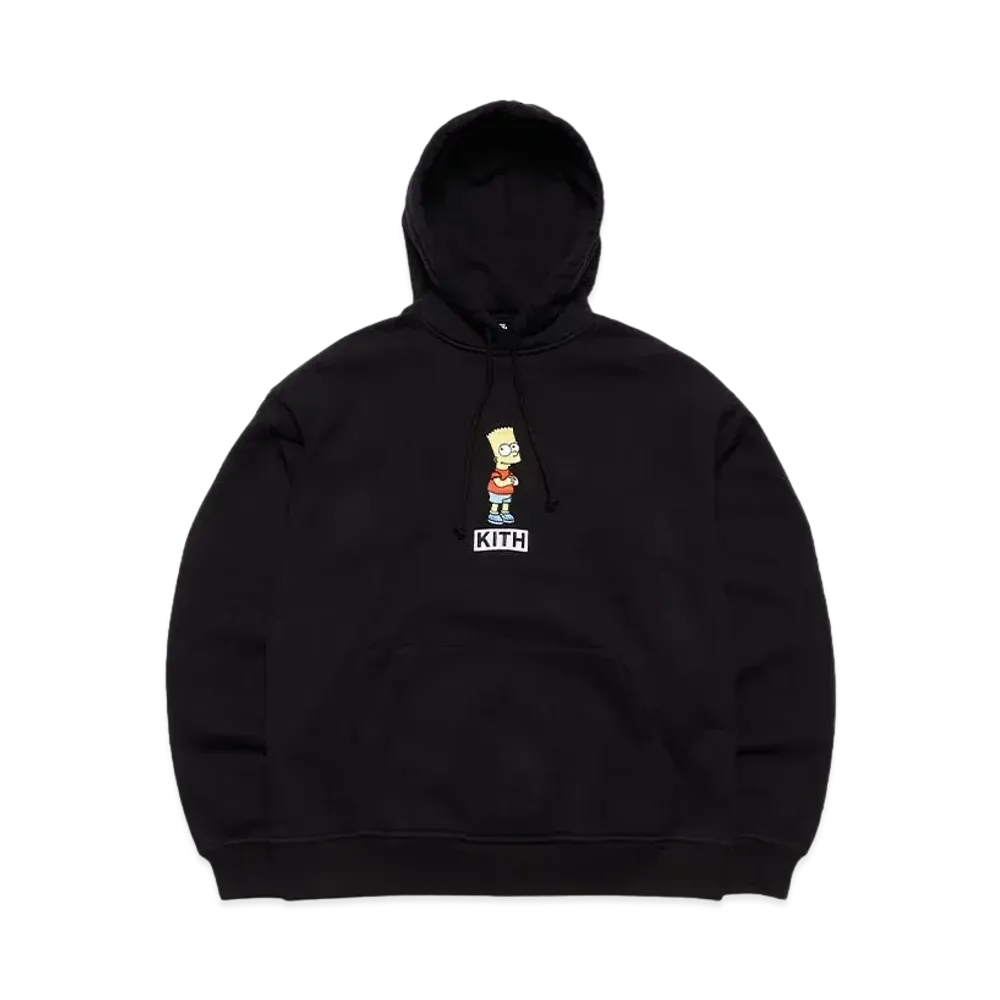 Kith The Simpsons Bart Logo Hoodie "Black"