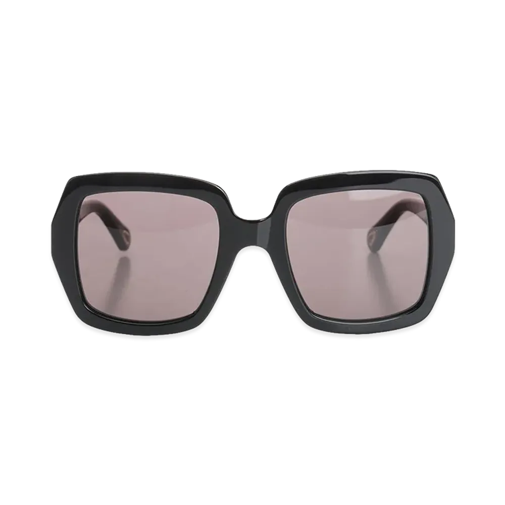 Chloe Women's Oversized Sunglasses "Black"