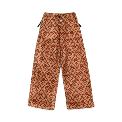 KAPITAL Yosemite Arabesque Fleece Easy Straight Pants "Beige"