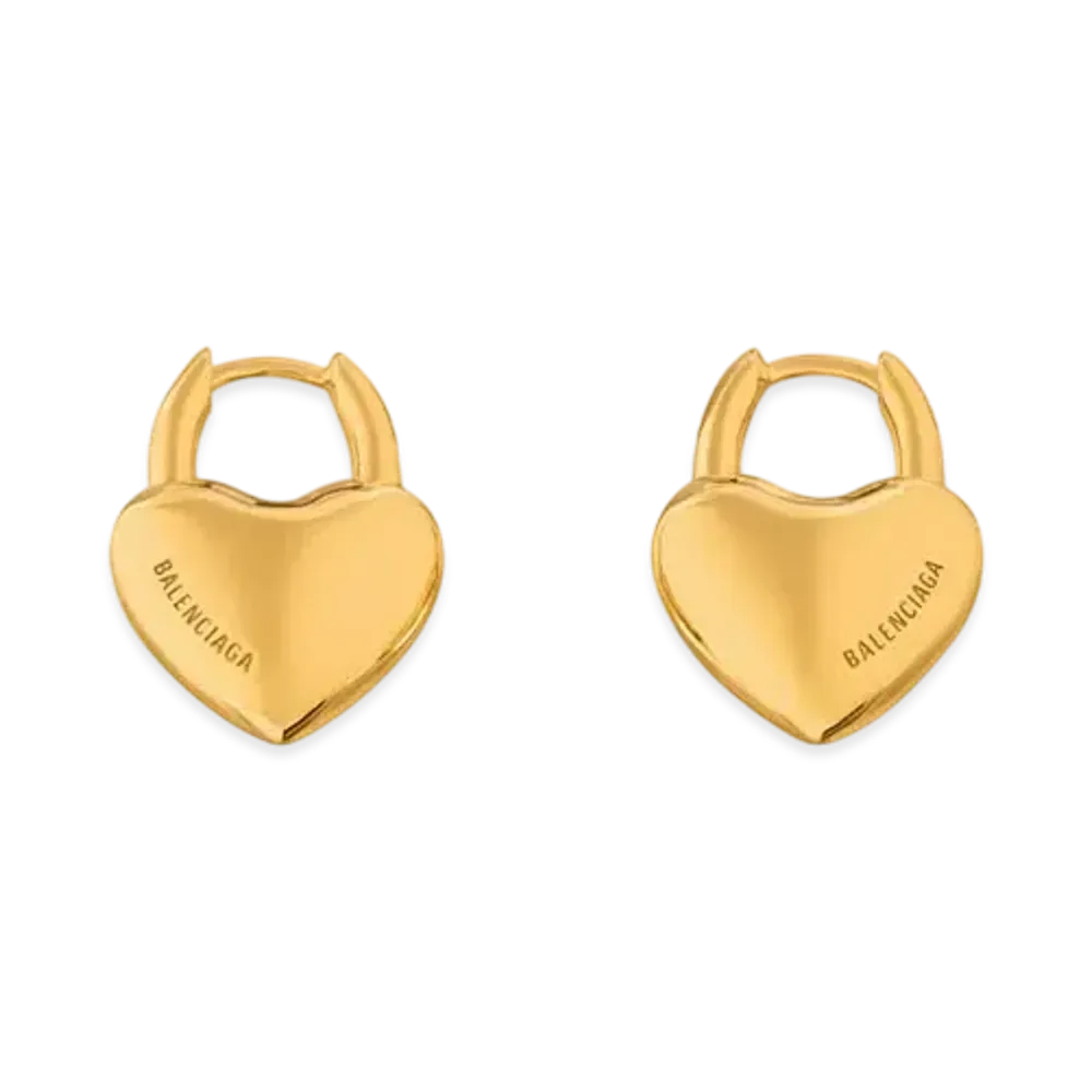 BALENCIAGA Minnie Earrings "Gold"