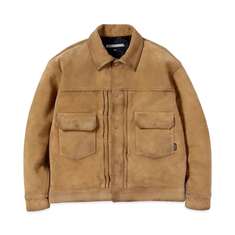 NEIGHBORHOOD Suede Type-2 JK . CL "Beige"