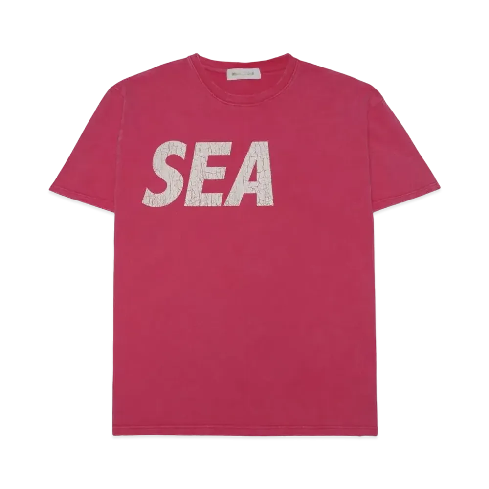 WIND AND SEA SEA (Crack-P-Dye) S/S Tee "Cherry White"
