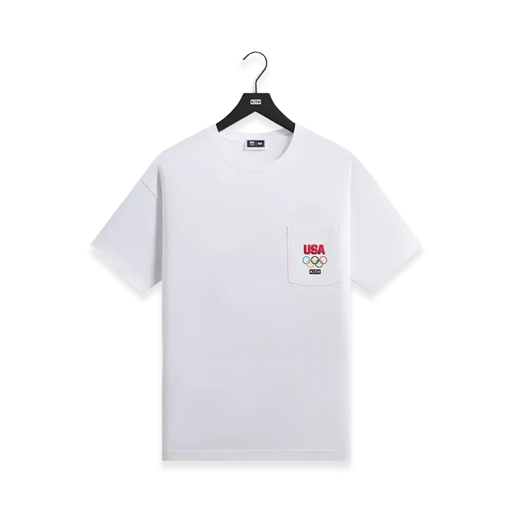 Kith x Team USA Pocket Tee "White"