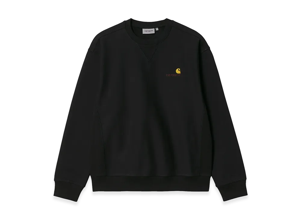 Carhartt WIP American Script Sweat "Black"