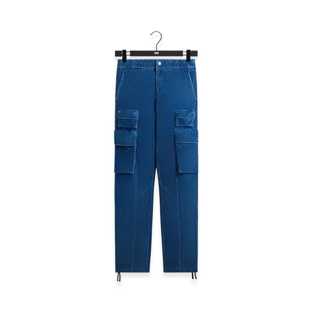 Kith Indigo Corduroy Chauncey Cargo Pant "Cyanotype"